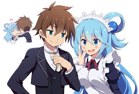 Kono Subarashii Sekai Ni Shukufuku O Aqua Y Satou Kazuma Anime Anime Japan Anime Shows