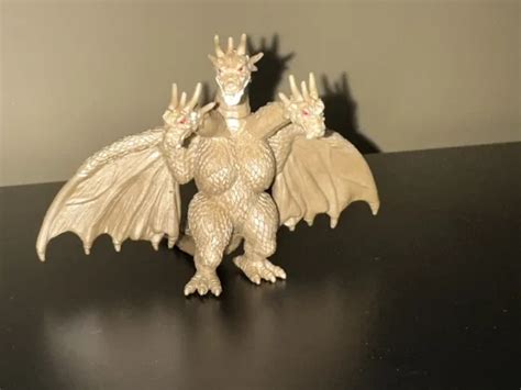 Bandai 2002 Godzilla Crumble Zone King Ghidorah Mini Figure Gmk