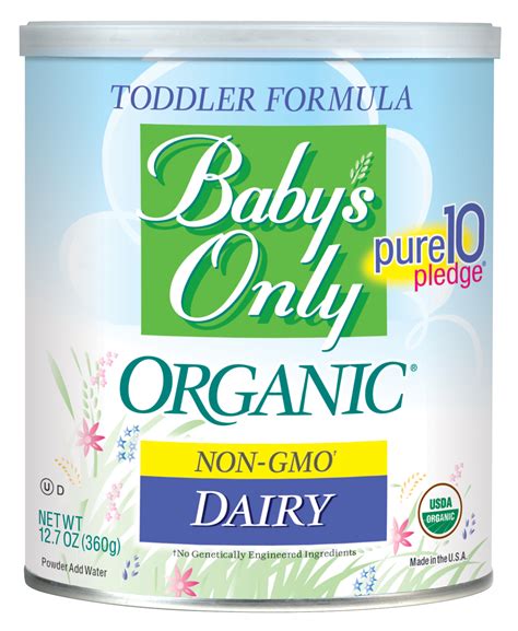 Premium Dairy Toddler Formula | Organic baby formula, Baby ...