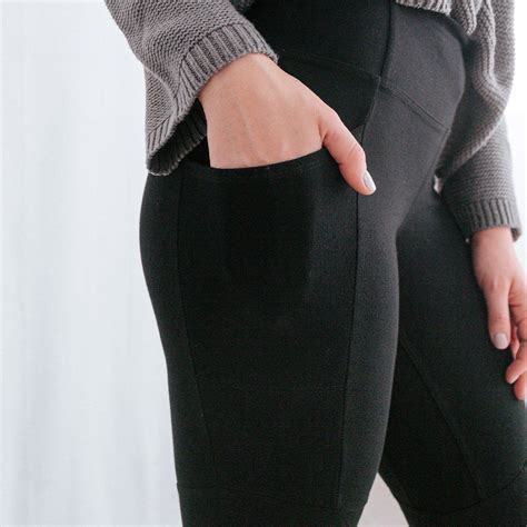 The Dressy Legging Women S Bamboo Pocket Leggings Encircled Sustainable Clothing Brands