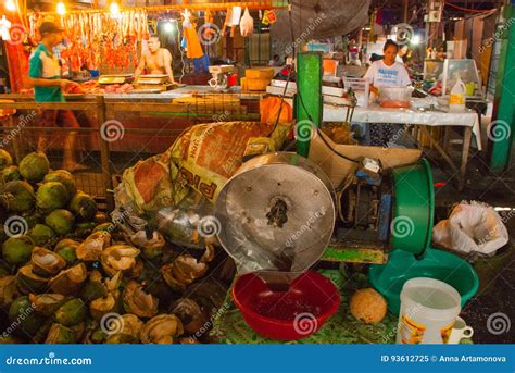market on the street selling coconuts manila philippines editorial image image of guajava