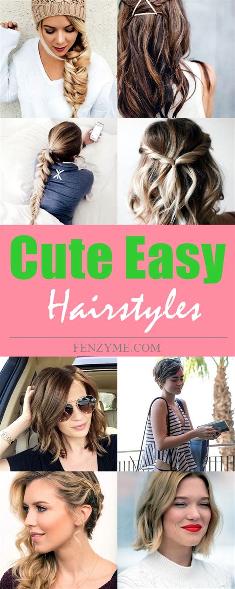 10 Cute Easy Hairstyles To Try In 2017