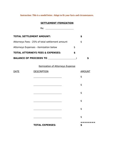 Settlement Letter Example Form Fill Out And Sign Printable Pdf