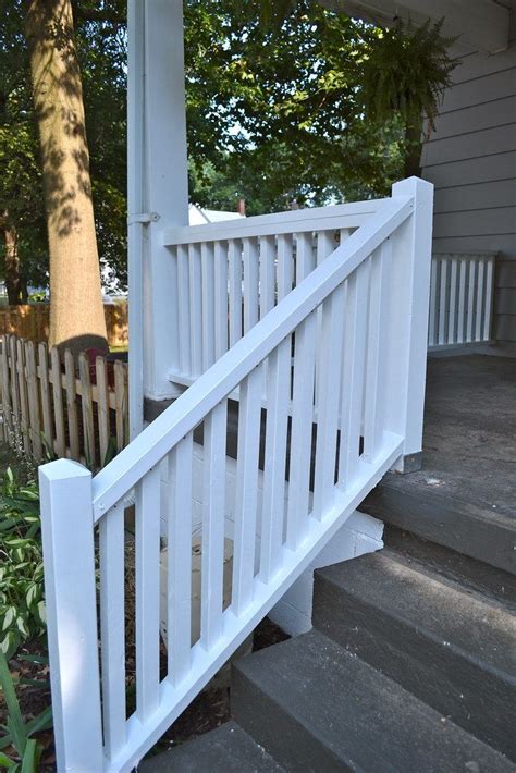 Pretty Painted Porch Railings Newlywoodwards Front Porch Steps