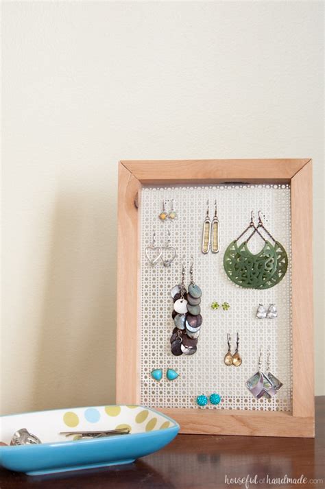 It works for hook and stud earring. Easy DIY Earring Stand - a Houseful of Handmade