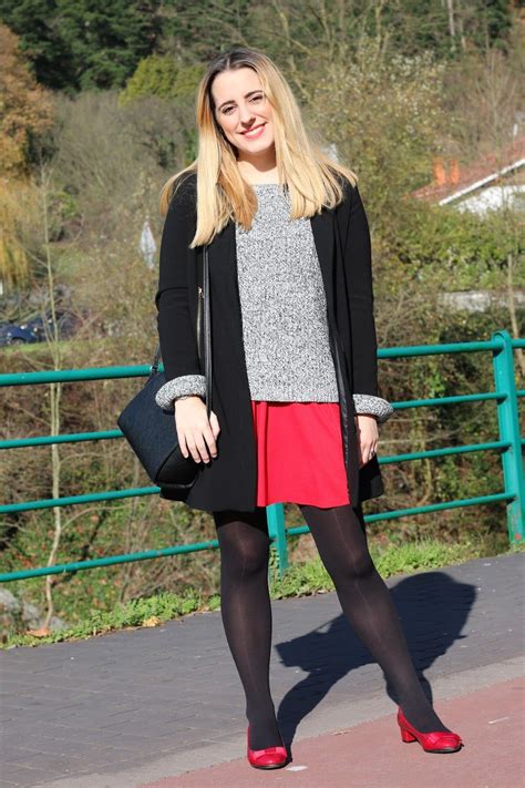 Pin By Jack Baker On Jacks Pics Fashion Tights Red Skirt Winter