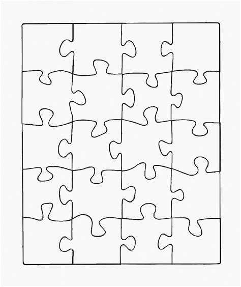 Zart Jigsaw Blanks 16 X 22cm Single Puzzle With 20 Pieces