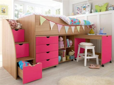 They are ideal for bedrooms where space is the ferrara bed is perfect for adults with storage or an additional pull bed perfect for when there's guests around. Kidspace Milo Mid Sleeper Kids Bed - Children's Furniture