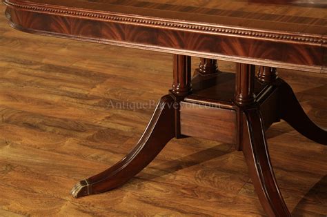 Extra Large Formal Mahogany Dining Table For Traditional Dining Room