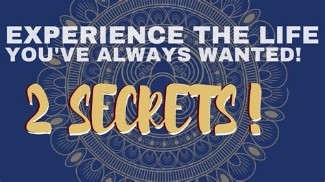 2 SECRETS TO ACCESSING THE POWER OF NOW and Experience the Life You've
