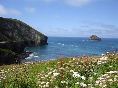 Trebarwith Strand From The Coast Path By Achanning1746 Cornwall