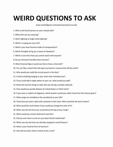 weird questions to ask questions to get to know someone flirty questions getting to know