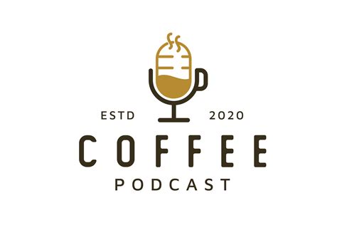 Coffee Podcast Logo Design Inspiration Illustration Par Weasley99