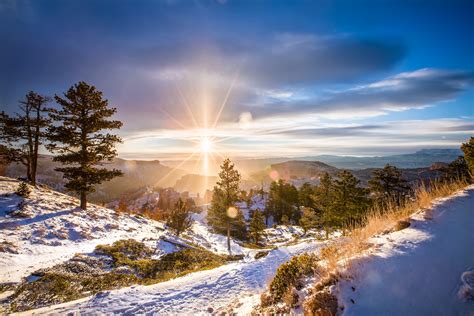 Sunlight Winter Landscape Snow Wallpapers Hd Desktop