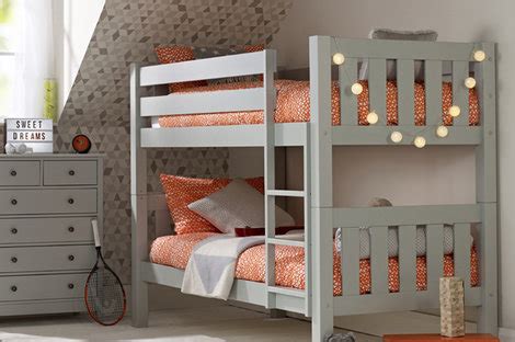 jubilee bunk bed  soft grey room  grow