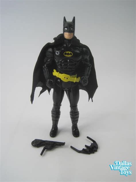 1989 Toybiz Batman Movie Bat Rope Complete Michael Keaton With Cardback