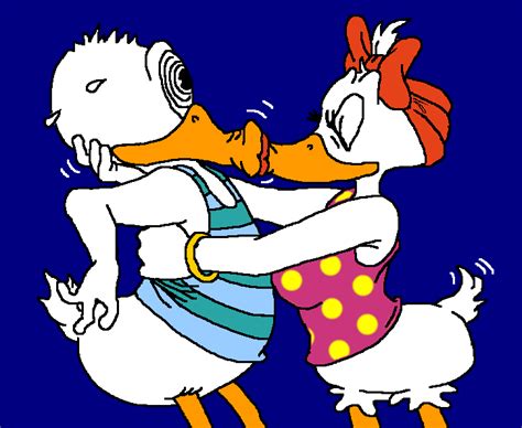 Daisy And Donald Duck Daisy Kiss Donald By Juice87 ♥ Daisy And Donald