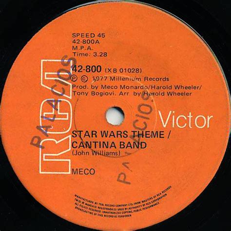 Star Wars Theme Cantina Band Meco アルバム