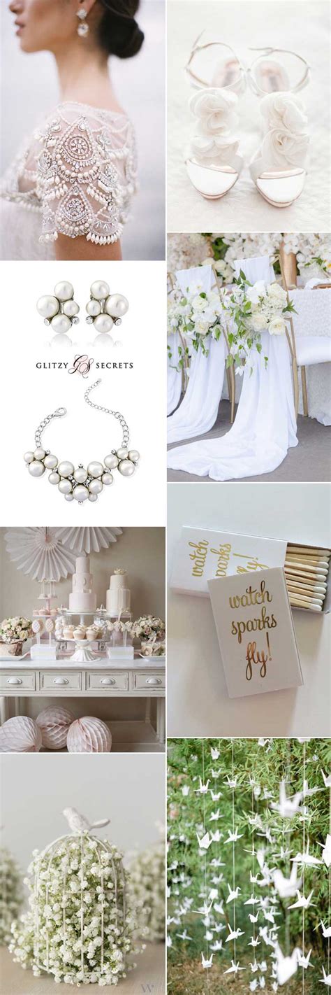 Beautiful All White Wedding Theme Ideas | Glitzy Secrets