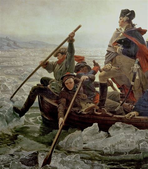 Washington Crossing The Delaware Painting Description View Painting