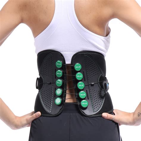 Medical Back Brace Waist Spine Men Women Belts Breathable Lumbar Corset With Pulley System
