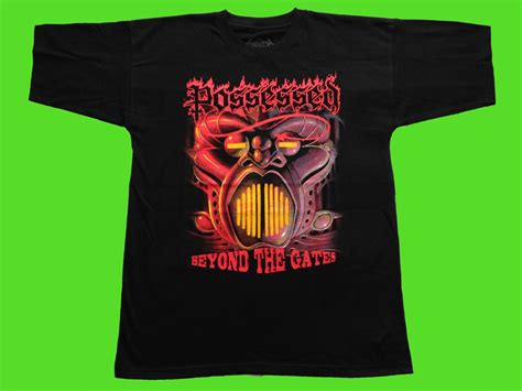 Possessed Beyond The Gates T Shirt Black L New Heavy Thrash Death Metal