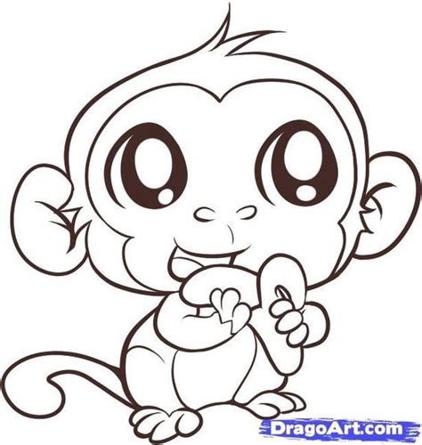 Click the cute cartoon monkey coloring pages to view printable version or color it online (compatible with ipad and android tablets). cartoon baby monkey coloring pages - Enjoy Coloring ...