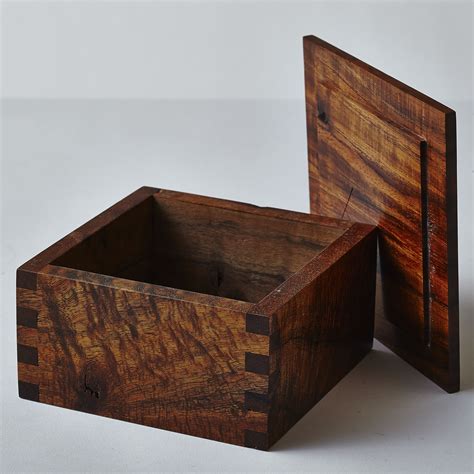 Koa Box With Lid Wooden Box Designs Wooden Box Plans Woodworking Box