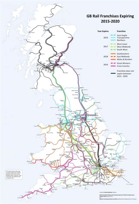 Uk Rail Map Rail Route Map Uk Northern Europe Europe