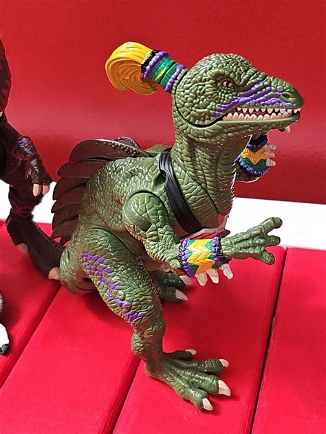 Turok Dinosaur Hunter Tal Set T Rex Spinosaurus Toy Playmates RARE