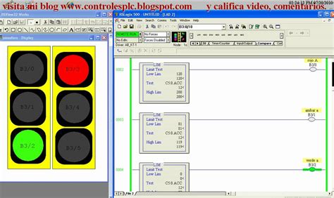 Semaforo Plc Electronica Automatizacion Rsview Rslogix 500 Slc