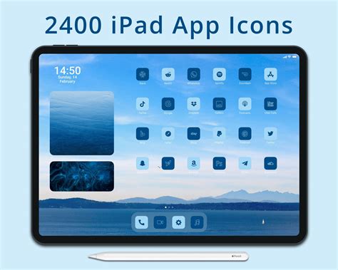 Blue Palette Ipad App Icons Ipad Desktop Icons Ios Icons Etsy App