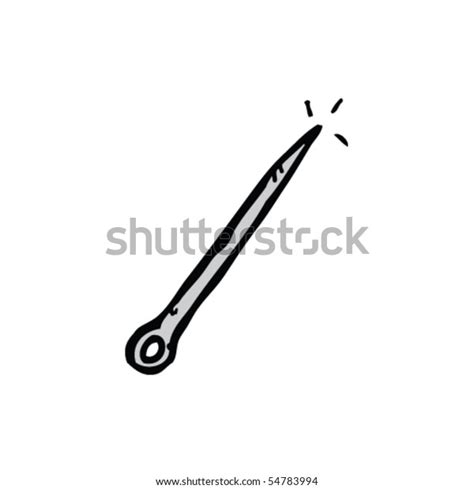 Needle Drawing Stock Vector Royalty Free 54783994 Shutterstock