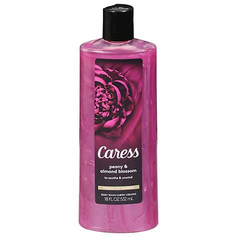 Caress Body Wash Peony And Almond Blossom 18 Fz Shaws