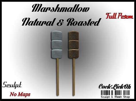 Second Life Marketplace Cocklickoh Natural And Roasted Marshmallow