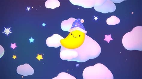 Cute Moon Night De Tykcartoon Na Envato Elements