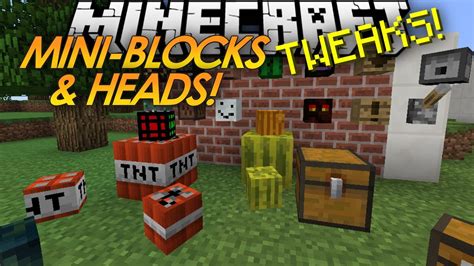 Check spelling or type a new query. Minecraft Tweaks: MINI-BLOCKS! Baby TNT! MOB HEADS! - YouTube