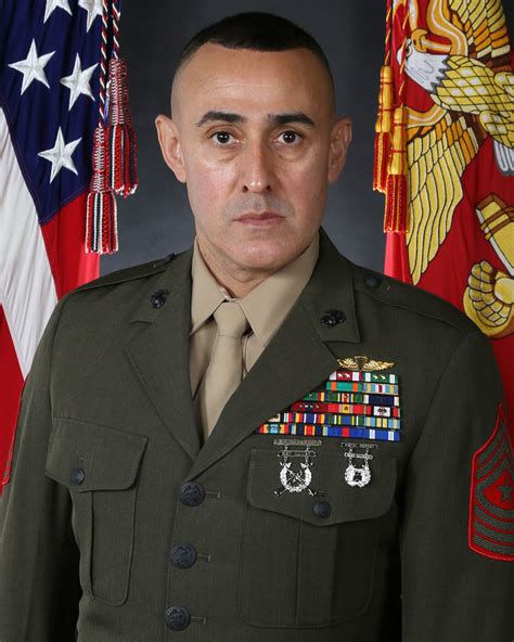 Sergeant Major Robert M Tellez Marine Corps Base Camp Lejeune