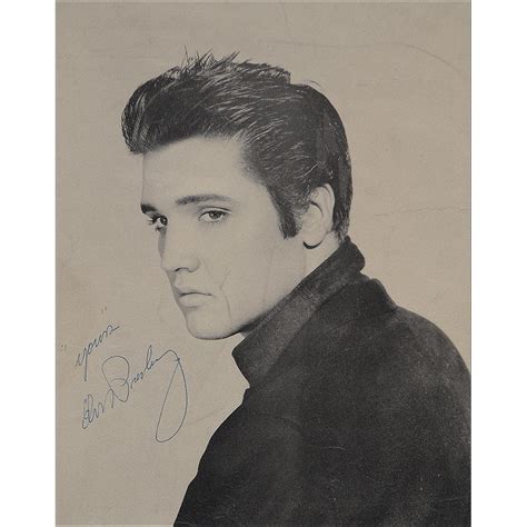√ Elvis Autographed