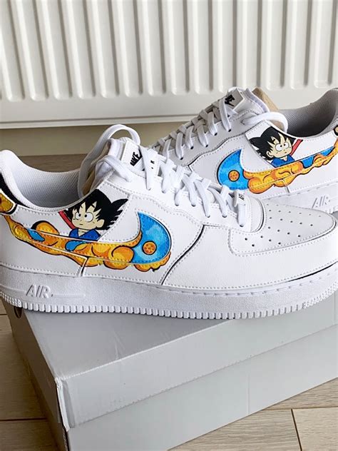 Hand Painted Air Force 11 Custom Nike Af1 Anime White Etsy