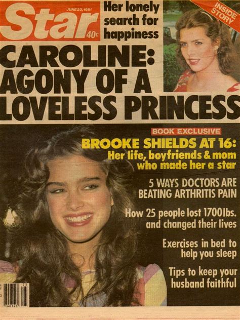 Brooke Shields Covers Star Magazine United States June 23 1981