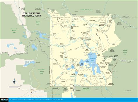 Map Of Lodging In Yellowstone National Park Map Resume Examples