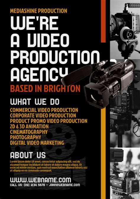 Video Production Services Flyer Template Postermywall