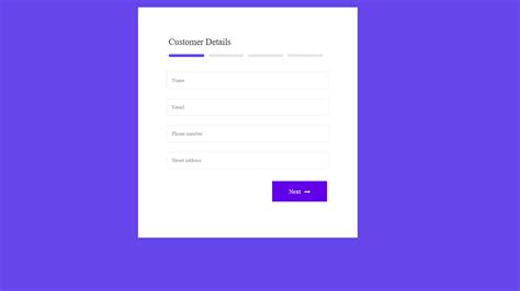 Bootstrap 4 Form Wizard Using Jquery Steps