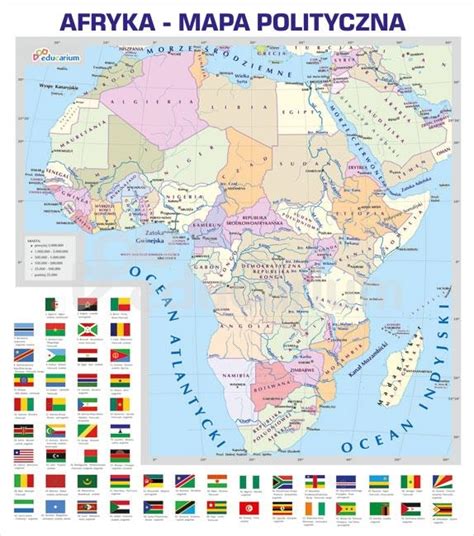 Afryka Mapa Polityczna
