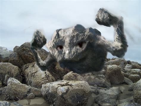 Geodude Jumps In To Action Make A Real Life Pokemon For Wo Flickr