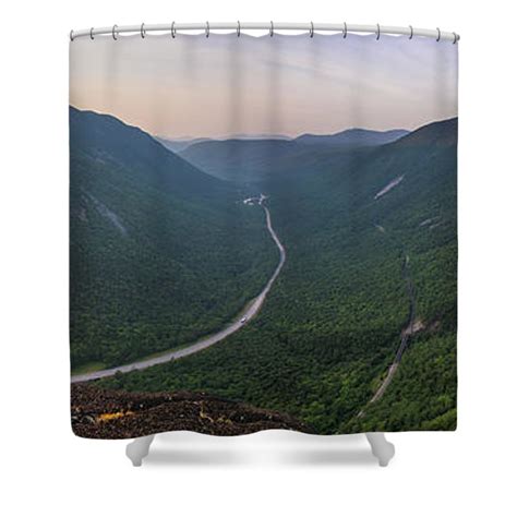 Mount Willard Sunrise Panorama Shower Curtain For Sale By Chris Whiton