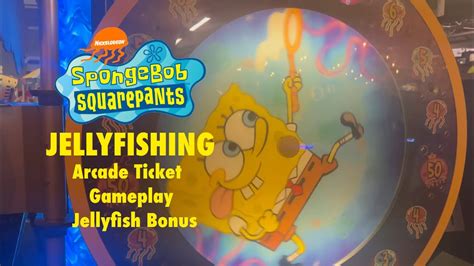 Spongebob Squarepants Jellyfishing Arcade Ticket Gameplay Jellyfish