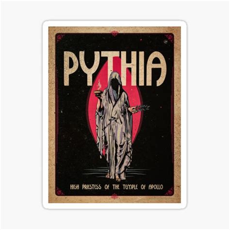 Pythia Sticker For Sale By Jnk2007 Redbubble