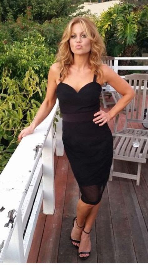 Black Dress With Sandals Cameron Hair Candace Cameron Bure